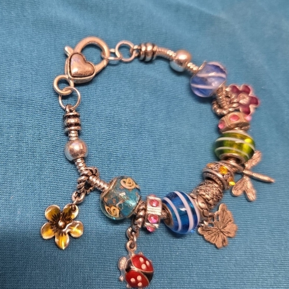 Pandora Style Charm Bracelet - Picture 3 of 4